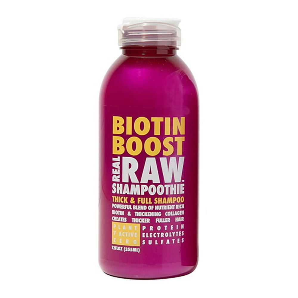 Real Raw Shampoothie Biotin Boost Shampoo, 12 Oz